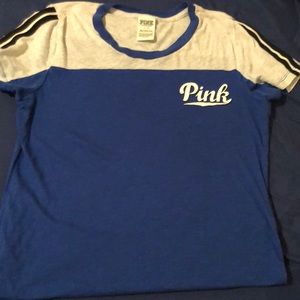 VS Pink Medium Blue Athletic TShirt